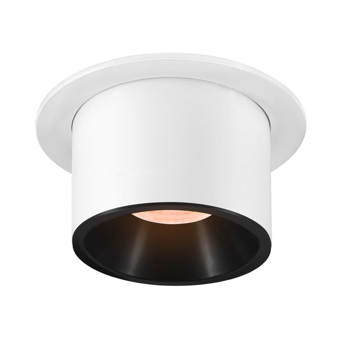 NUMINOS PROJECTOR L recessed ceiling light, 2700 K, 20°, cylindrical, white / black