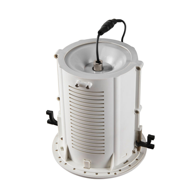 NUMINOS PROJECTOR L recessed ceiling light, 3000 K, 40°, cylindrical, white / chrome