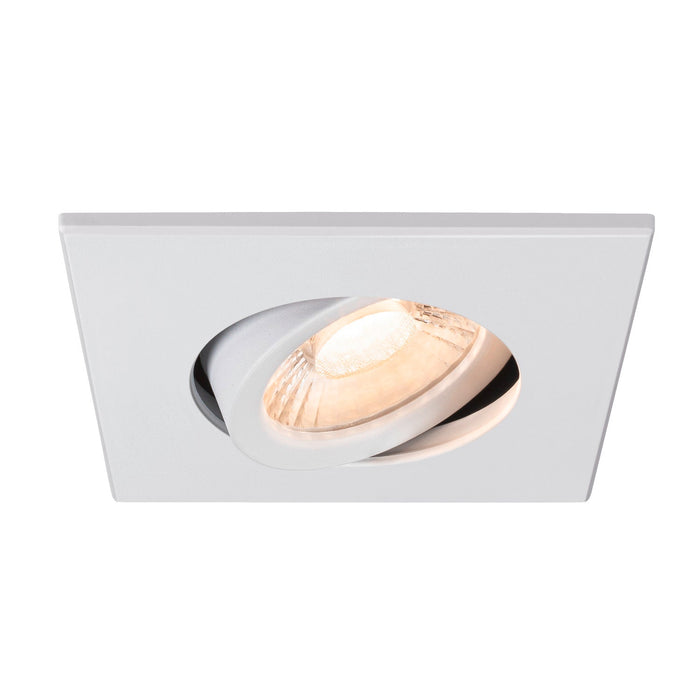 UNIVERSAL DOWNLIGHT cover, for downlight IP20, pivoting, square, white