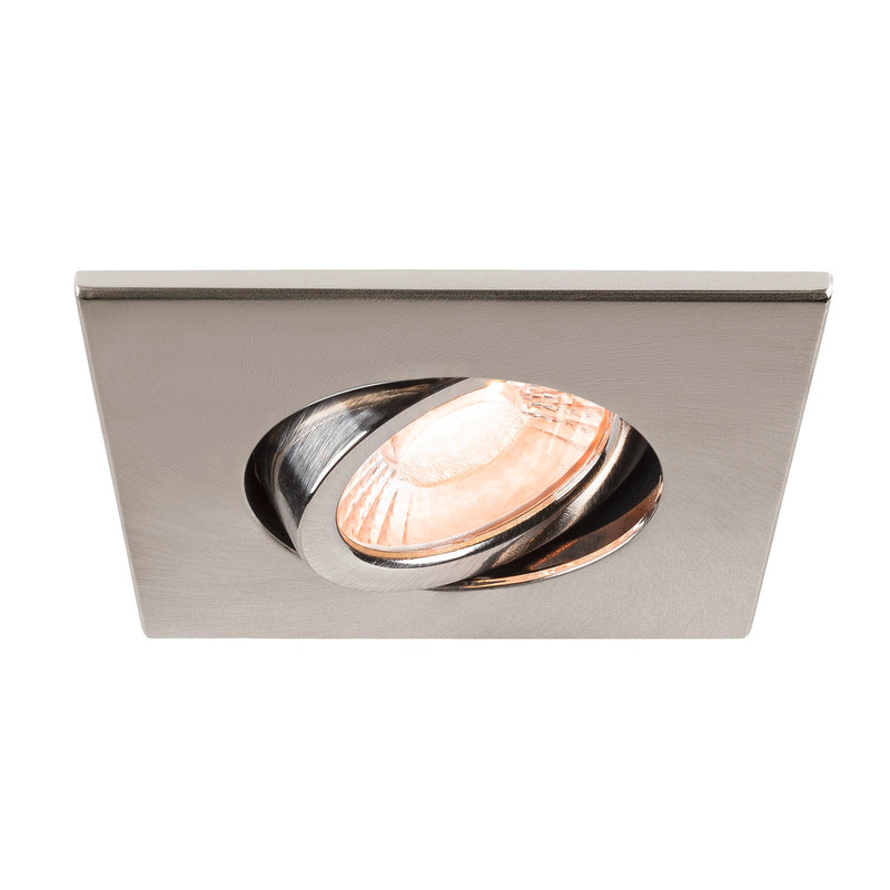 UNIVERSAL DOWNLIGHT cover, for downlight IP20, pivoting, square, aluminium