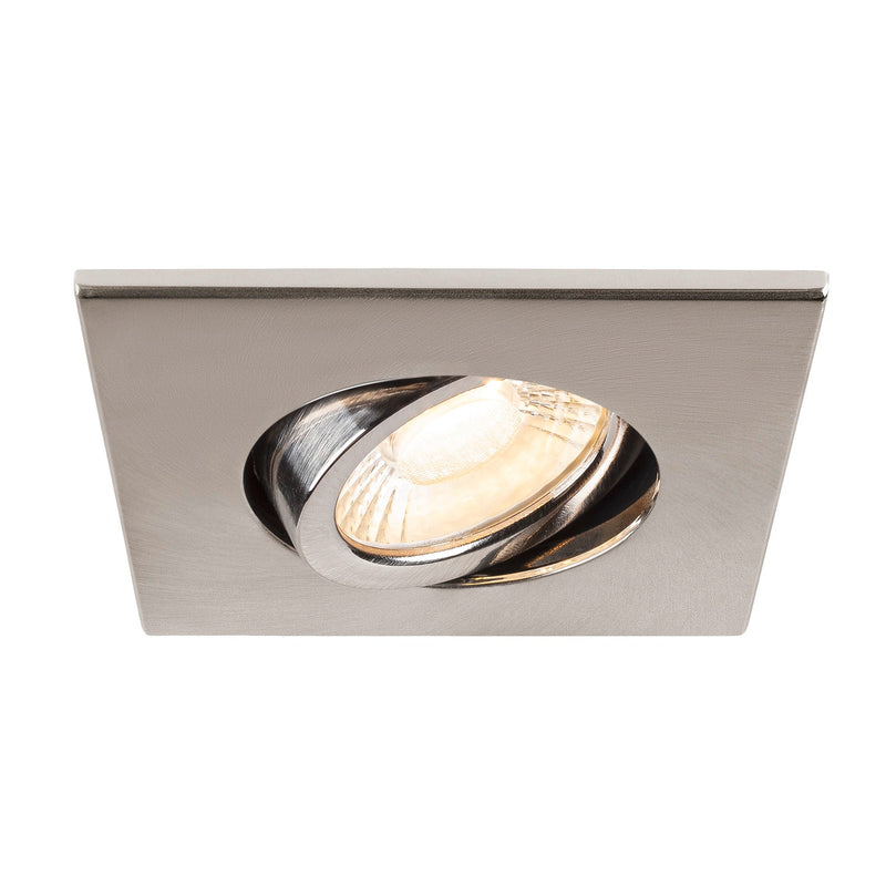 UNIVERSAL DOWNLIGHT cover, for downlight IP20, pivoting, square, aluminium