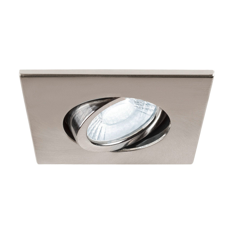 UNIVERSAL DOWNLIGHT cover, for downlight IP20, pivoting, square, aluminium