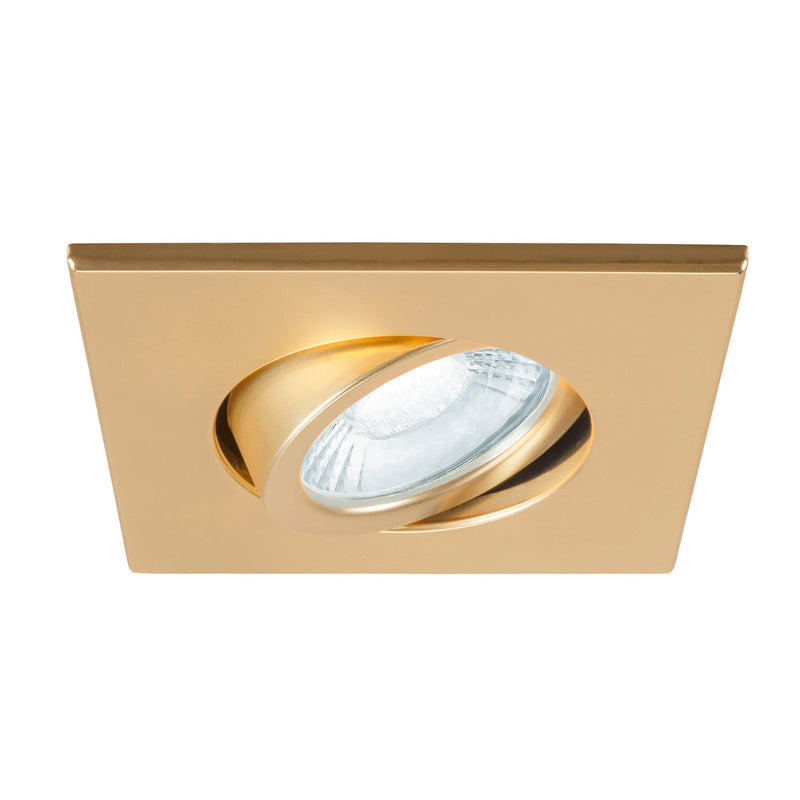 UNIVERSAL DOWNLIGHT cover, for downlight IP20, pivoting, square, gold matt