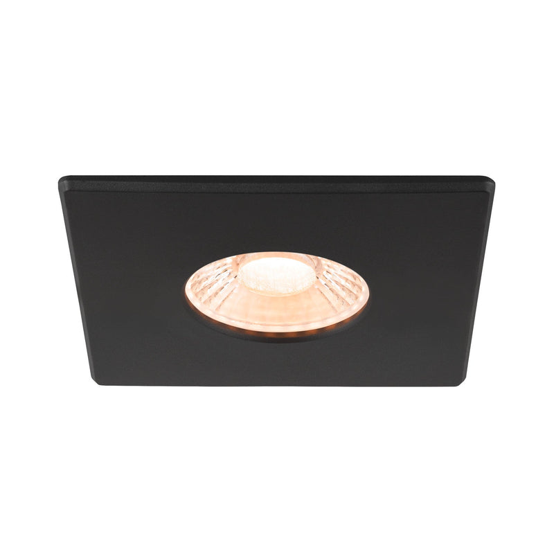 UNIVERSAL DOWNLIGHT cover, for downlight IP65, square, black