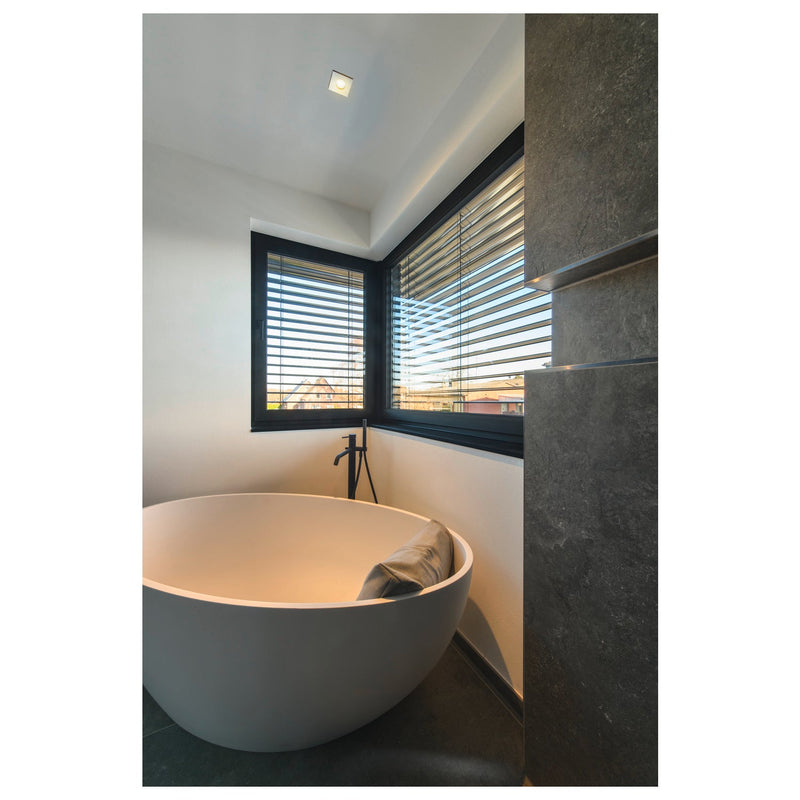 UNIVERSAL DOWNLIGHT cover, for downlight IP65, square, aluminium