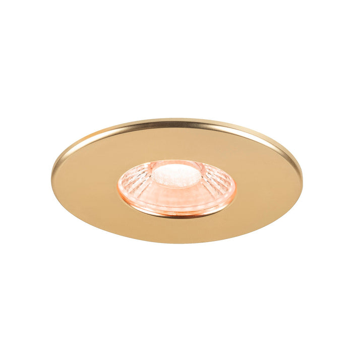 UNIVERSAL DOWNLIGHT cover, for downlight IP20, pivoting, round, gold matt