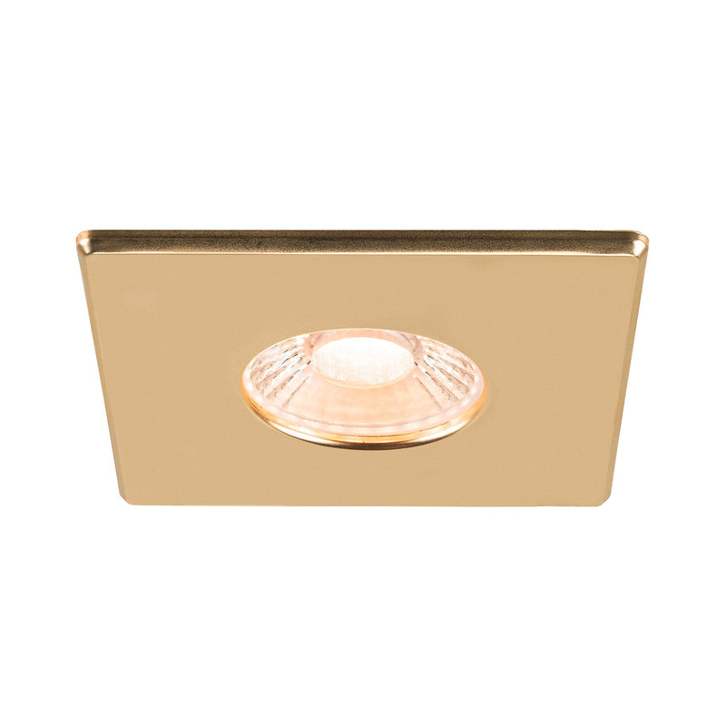 UNIVERSAL DOWNLIGHT cover, for downlight IP65, square, gold matt