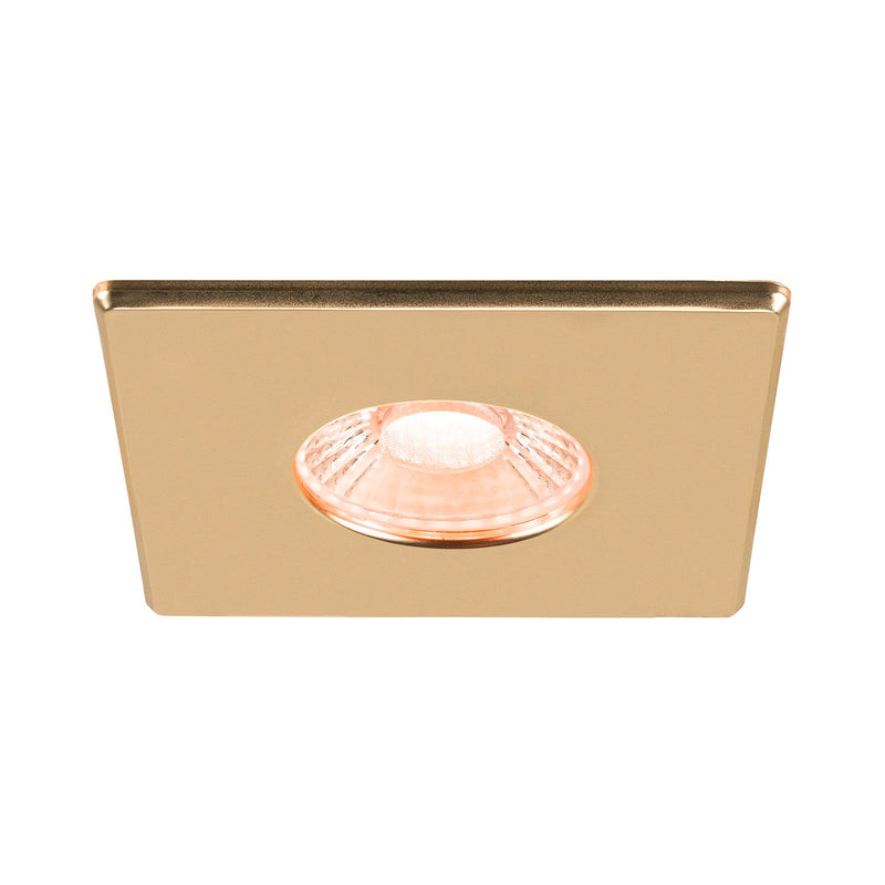 UNIVERSAL DOWNLIGHT cover, for downlight IP65, square, gold matt