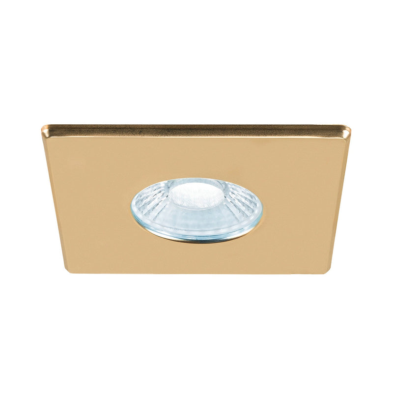 UNIVERSAL DOWNLIGHT cover, for downlight IP65, square, gold matt