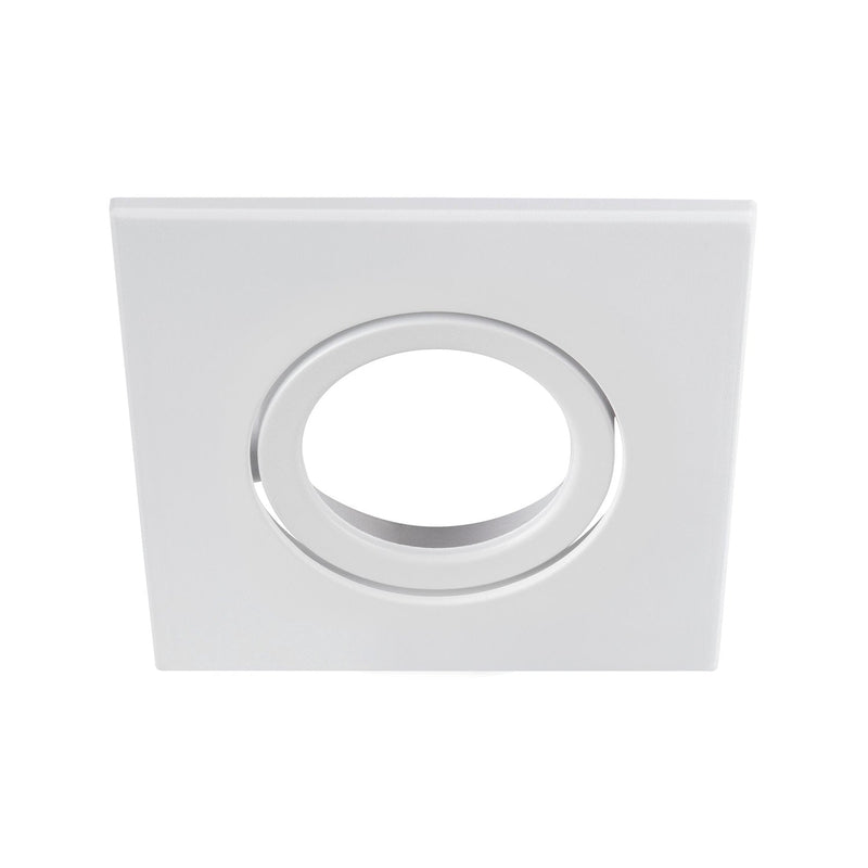 UNIVERSAL DOWNLIGHT cover, for downlight IP20, pivoting, square, white