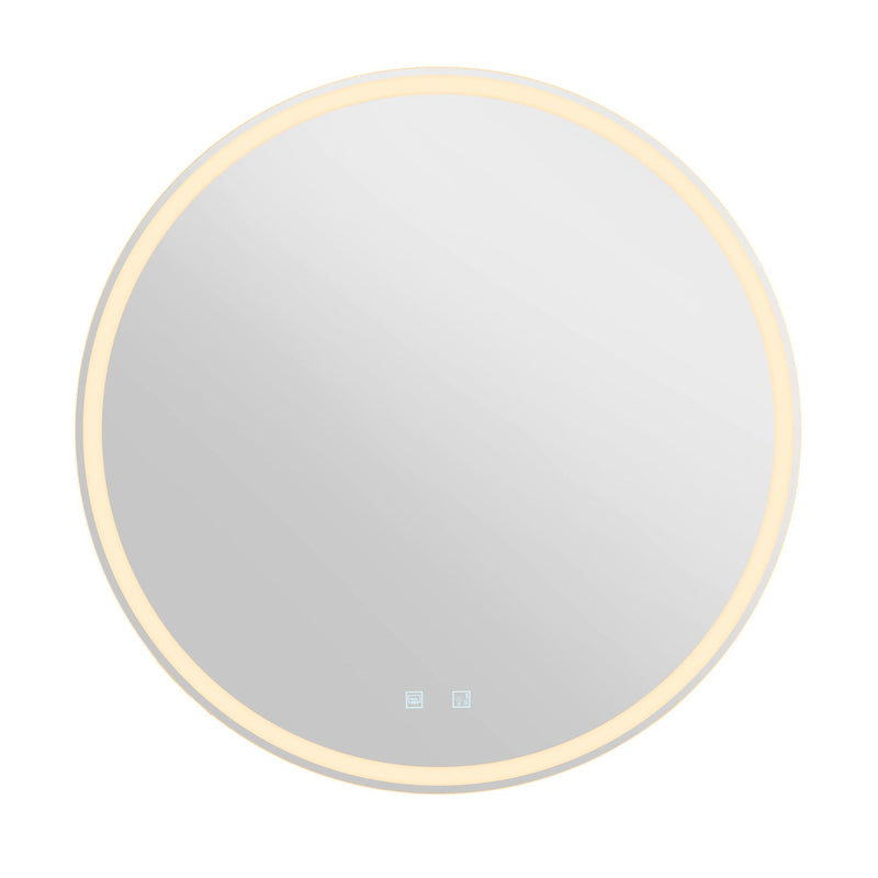 TRUKKO 80 mirror Ø 80 cm, chrome