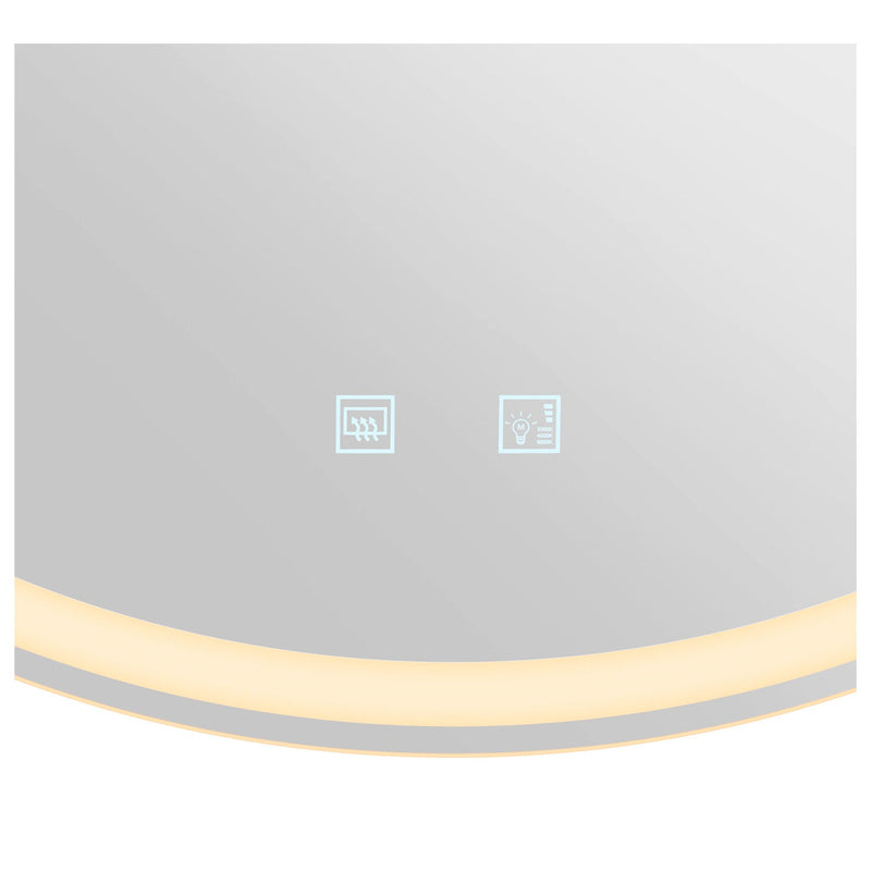 TRUKKO 80 mirror Ø 80 cm, chrome