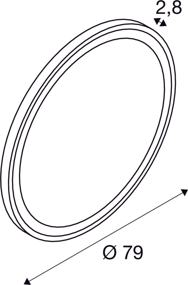 TRUKKO 80 mirror Ø 80 cm, chrome