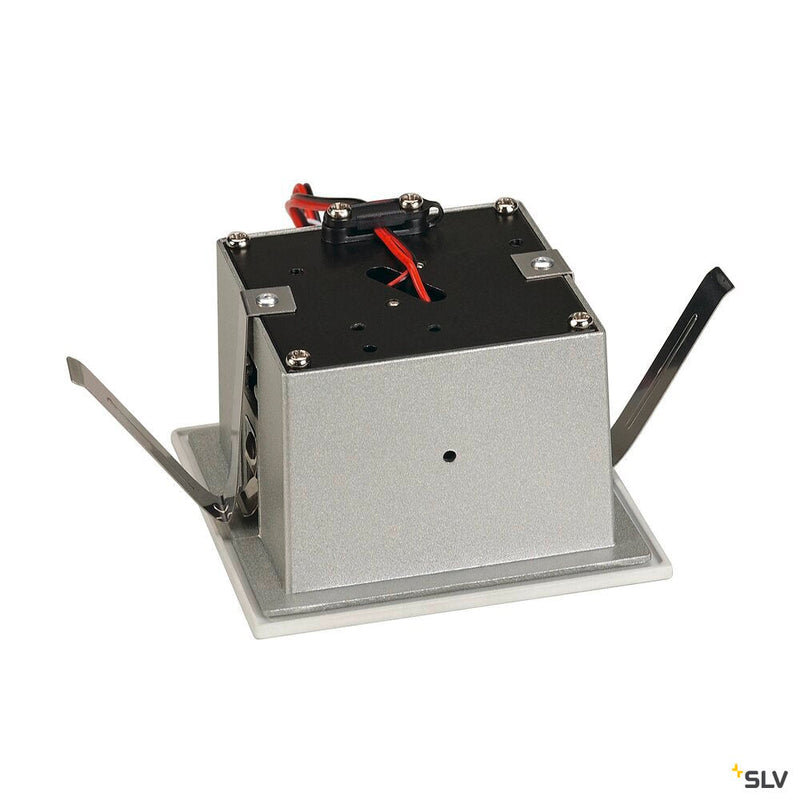 FRAME BASIC, recessed fitting, LED, 3000K, square, matt white, incl. leaf springs