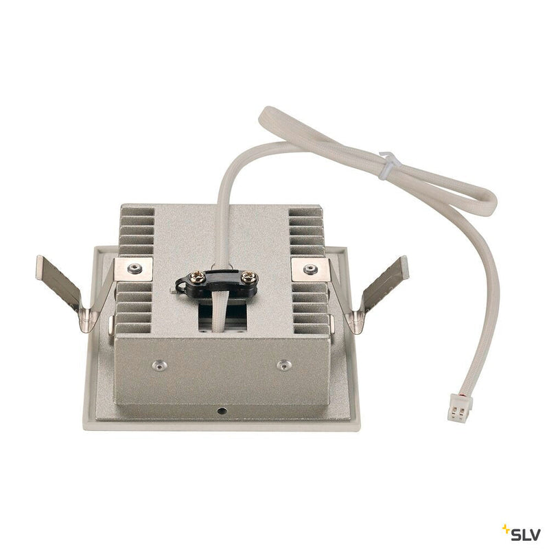 FRAME CURVE, recessed fitting, LED, 3000K, square, matt white, incl. leaf springs