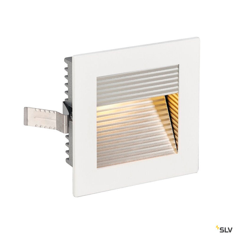 FRAME CURVE, recessed fitting, LED, 3000K, square, matt white, incl. leaf springs