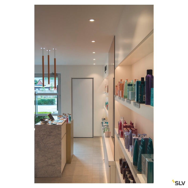 NEW TRIA 68 I CS, Indoor LED recessed ceiling light white round 3000K 38° incl. driver clip springs