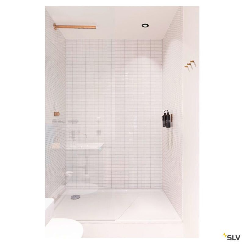 PATTA-F, recessed fitting, LED, 3000K, round, black, 38°, incl. driver