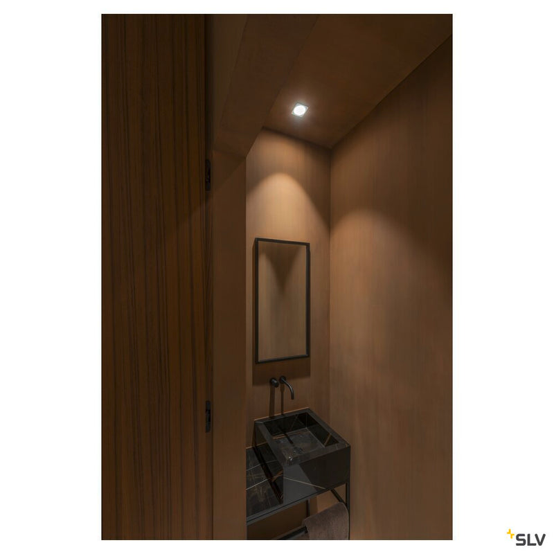 PATTA-F, recessed fitting, LED, 3000K, square, white, 38°, incl. driver