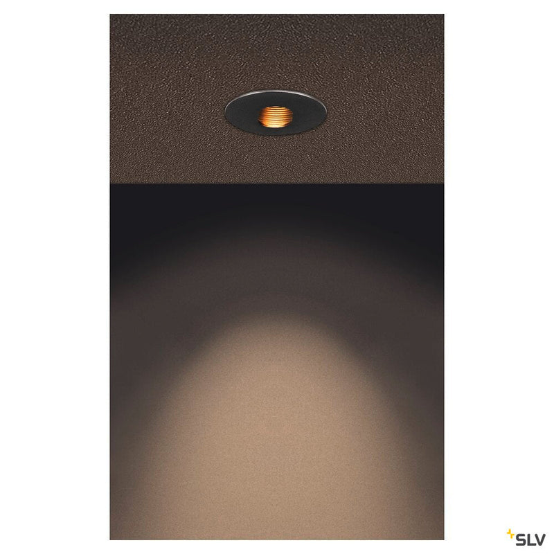 H-LIGHT 2, recessed fitting, LED, 2700K, oval, black, 20°, 11,5W, incl. driver, clip spring
