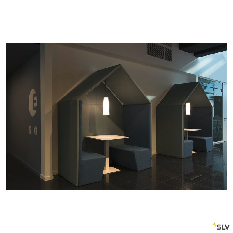 FENDA suspension, A60, black, without shade, without canopy, open cable, max. 60W