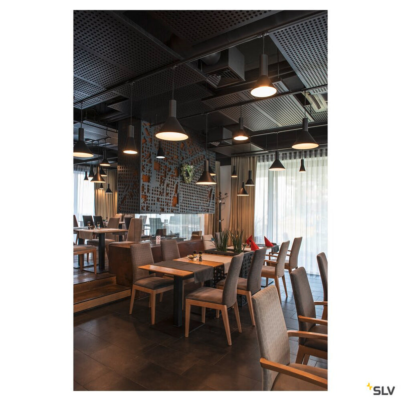 PHELIA, pendant, TC-(D,H,T,Q)SE, black, diameter/H 27.5/32 cm, max. 23W