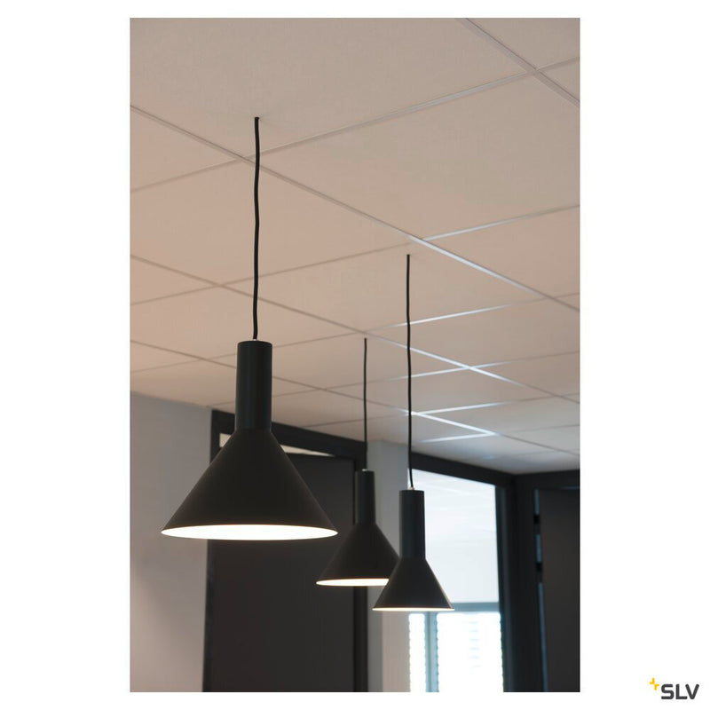 PHELIA, pendant, TC-(D,H,T,Q)SE, black, diameter/H 27.5/32 cm, max. 23W