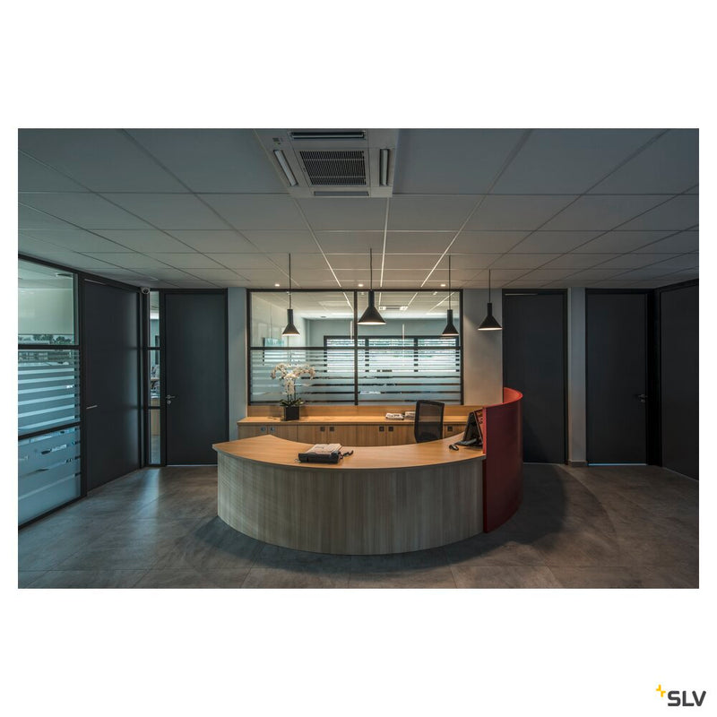 PHELIA, pendant, TC-(D,H,T,Q)SE, black, diameter/H 27.5/32 cm, max. 23W