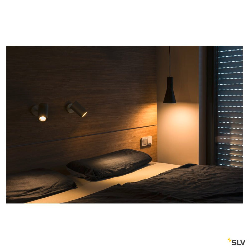 PHELIA pendant, TC-(D,H,T,Q)SE, black, Ø/H 13/25.5 cm, max. 23W