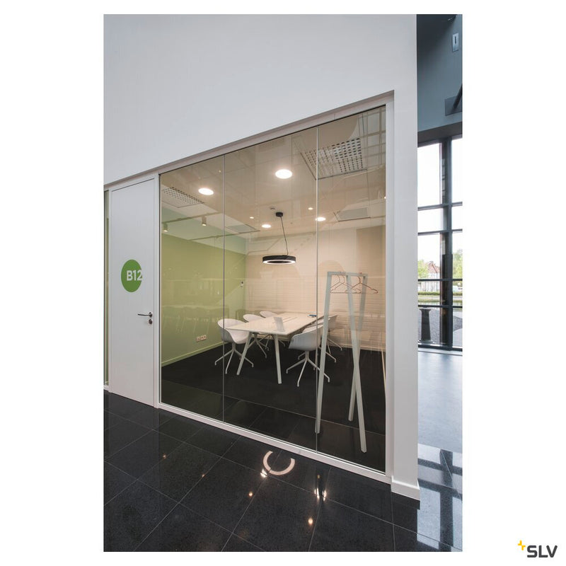 MEDO RING, pendant, LED, black, Ø 60 cm, incl. LED driver