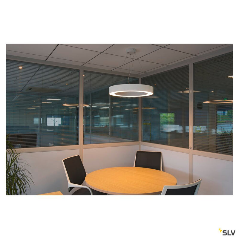 MEDO RING 60 pendant, LED, white, Ø 60 cm, incl. LED driver