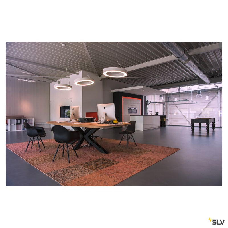 MEDO RING 60 pendant, LED, white, Ø 60 cm, incl. LED driver