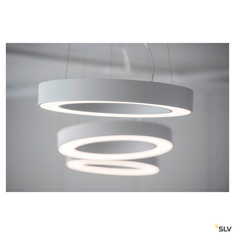 MEDO RING 60 pendant, LED, white, Ø 60 cm, incl. LED driver