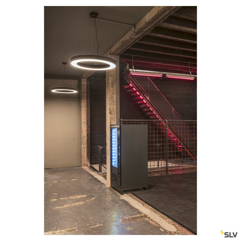 MEDO RING 90 pendant, LED, black, Ø 90 cm, incl. LED driver