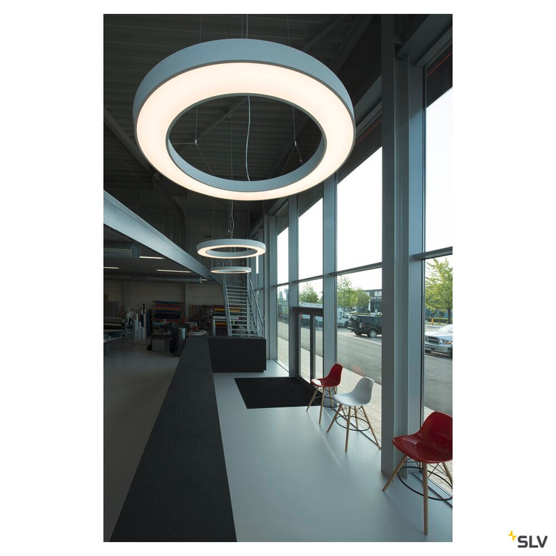 MEDO RING 90 pendant, LED, white, Ø 90 cm, incl. LED driver