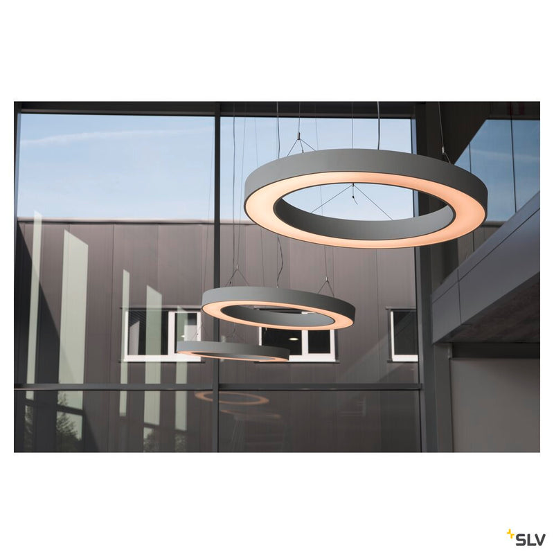 MEDO RING 90 pendant, LED, white, Ø 90 cm, incl. LED driver