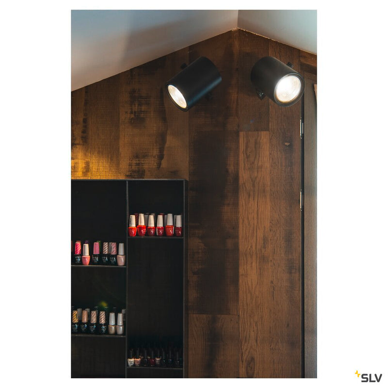 POINT OUTLET for EUTRAC 240V 3-phase surface-mounted track, black