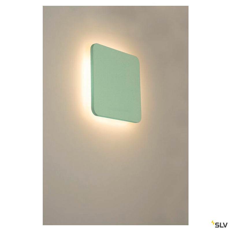 PLASTRA SQUARE, wall light, LED strip, 3000K, square, white plaster max. 10.8 W
