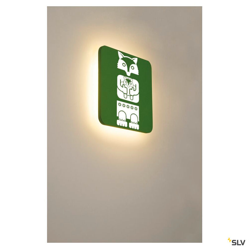 PLASTRA SQUARE, wall light, LED strip, 3000K, square, white plaster max. 10.8 W