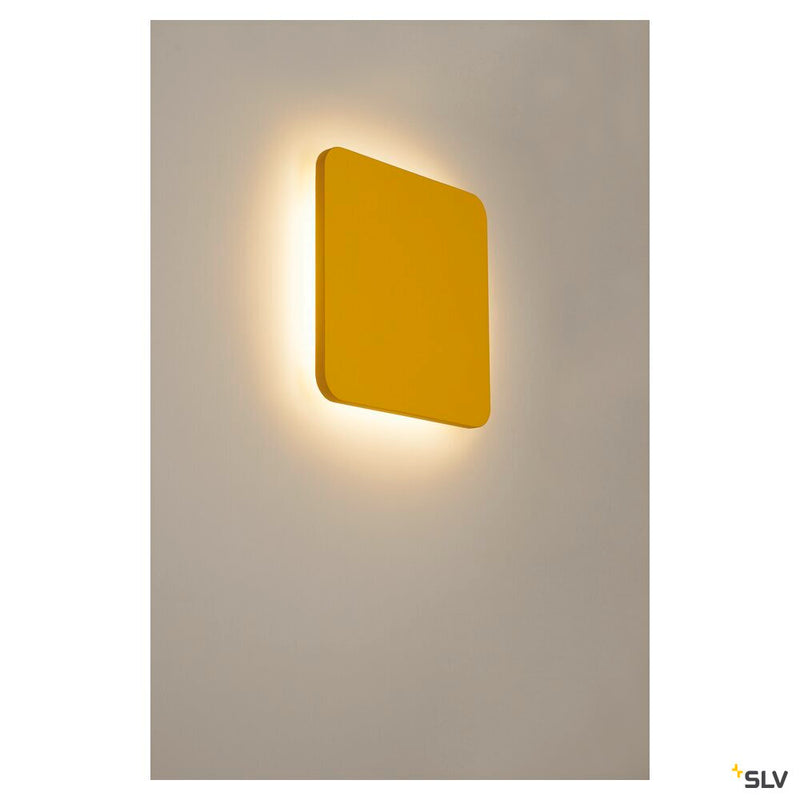 PLASTRA SQUARE, wall light, LED strip, 3000K, square, white plaster max. 10.8 W