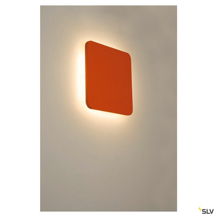 PLASTRA SQUARE, wall light, LED strip, 3000K, square, white plaster max. 10.8 W