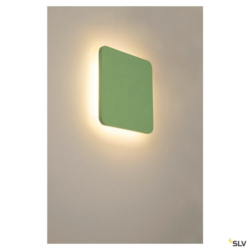 PLASTRA SQUARE, wall light, LED strip, 3000K, square, white plaster max. 10.8 W