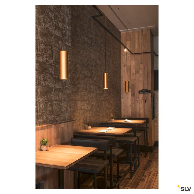 PENDANT ADAPTER for 1-phase high-voltage surface-mounted track, black, incl. strain relief and threaded piece