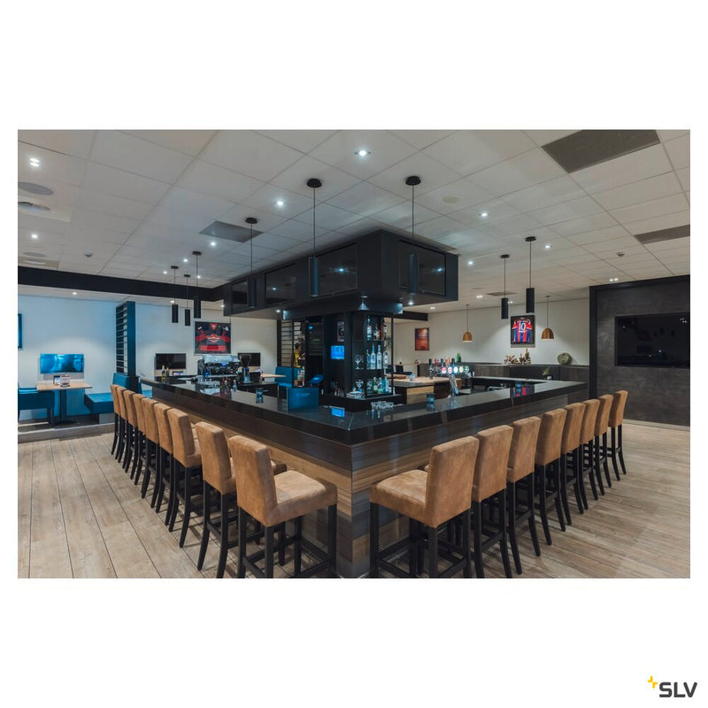 ENOLA pendant, A60, round, matt black, E27, max. 60W, incl. black canopy