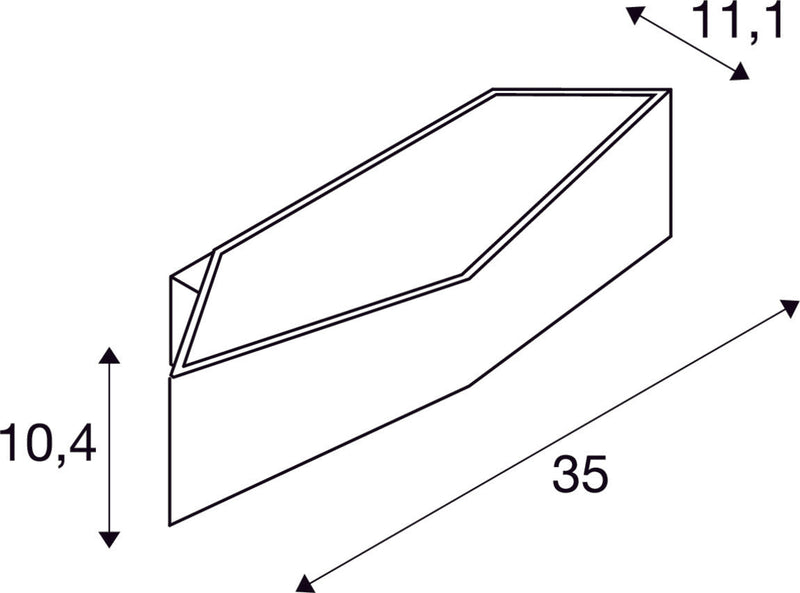 CARISO WL-4, wall light, LED, 2700K, black/brass, 2x9W