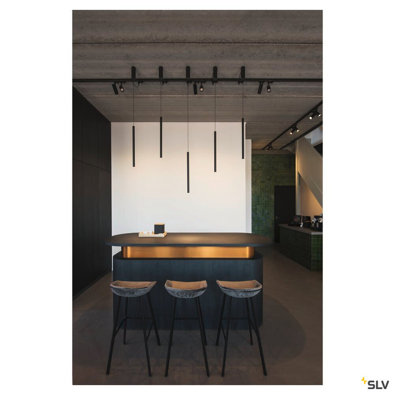 HELIA 30, pendant, LED, 3000K, round, black, 7.5W