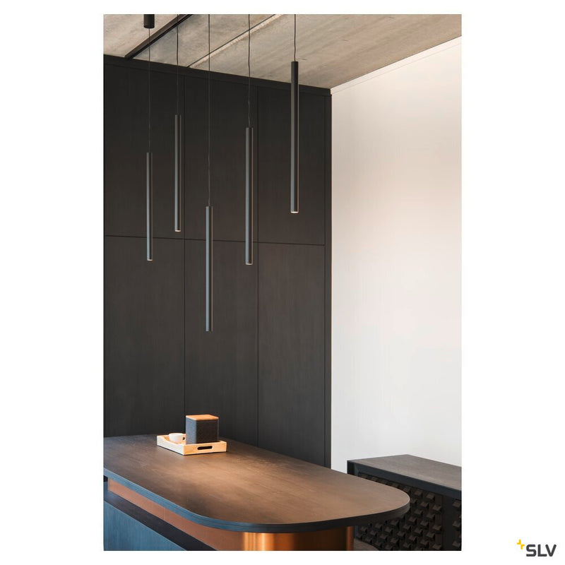 HELIA 30, pendant, LED, 3000K, round, black, 7.5W