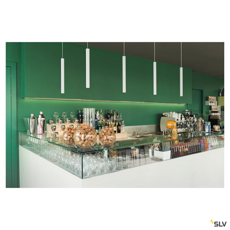 HELIA 40, pendant, LED, 3000K, round, white, 9W