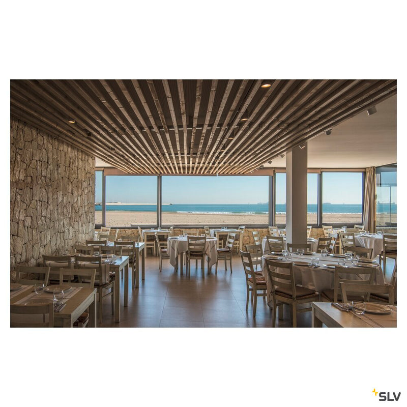 EURO SPOT, spot for 240V 3-phase track, QPAR51, white, max. 25W, incl. 3-phase adapter