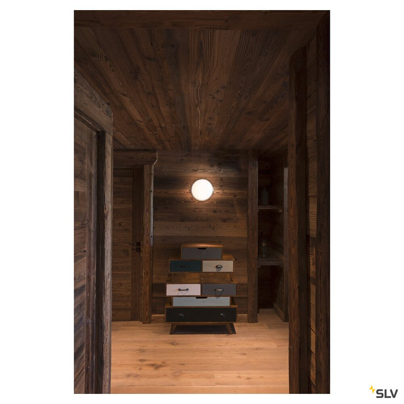 MARONA, ceiling light, LED, 3000K, round, brushed aluminium, 4x3W